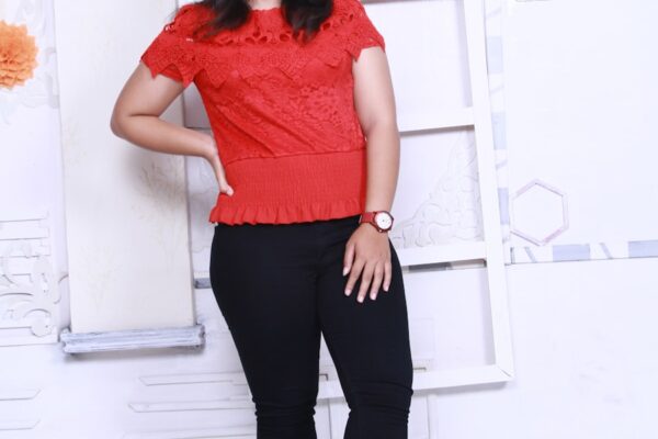 Photo peplum top
