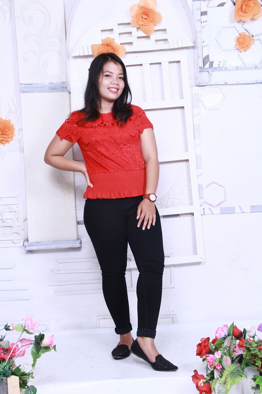 Photo peplum top