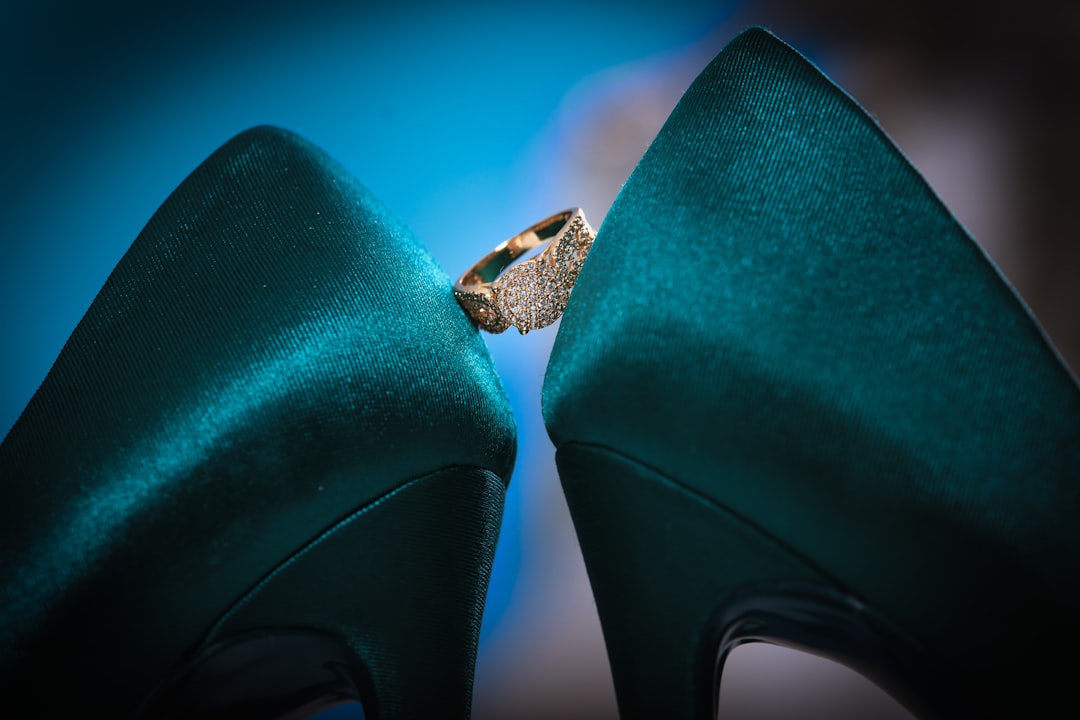 Photo blue heels